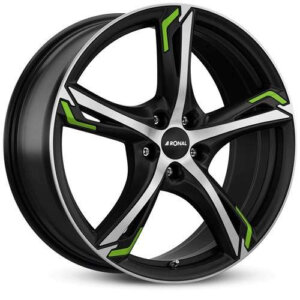 Platišče Ronal R62 green 18" 7.5J 5x120 ET45 Črna