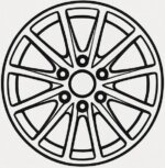 Platišče Diewe Wheels Predator 19" 8.0J 5x112 ET43 Črna