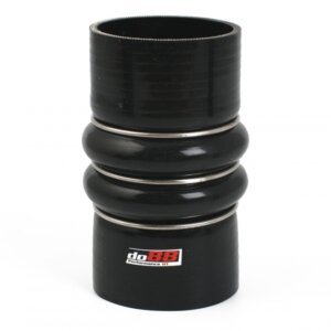 Silikonska cev črna 2-Humps 3" (76mm)
