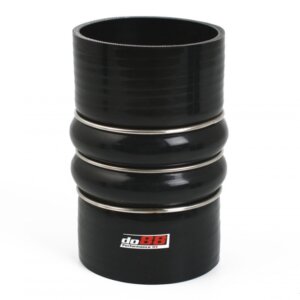 Silikonska cev črna 2-Humps 3,5" (89mm)