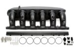 Tuners Capital sesalni kolektor set high-flow, črn – za BMW N55 (135i E82, M135i, M235i, 335i, 435i, X5/X6 35i …)