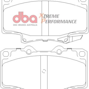 DBA XP sprednje zavorne ploščice za Mazda 6, Toyota 4Runner