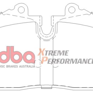 DBA XP zadnje zavorne ploščice za Ford Puma, Holden HSV GTO