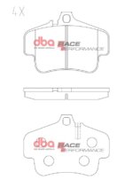 DBA RP zadnje zavorne ploščice za Porsche Boxster, Porsche 718