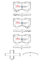 DBA SS sprednje zavorne ploščice za Toyota Land Cruiser, Lexus LX