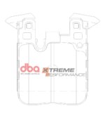 DBA XP zadnje zavorne ploščice za BMW 1, BMW 4