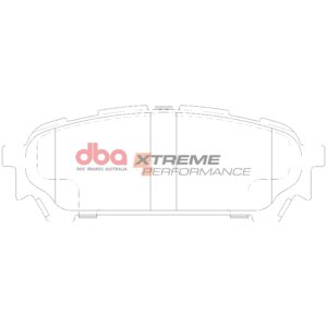 DBA XP zadnje zavorne ploščice za Subaru Impreza, Subaru Forester