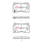 DBA SS EV sprednje zavorne ploščice za Volvo S60, Honda Prelude