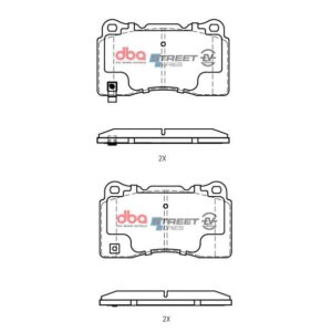DBA SS EV sprednje zavorne ploščice za Volvo S60, Honda Prelude