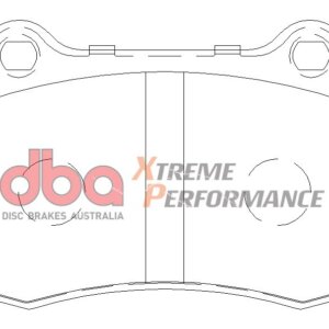 DBA XP zadnje zavorne ploščice za Volvo S60, Alfa Romeo 156