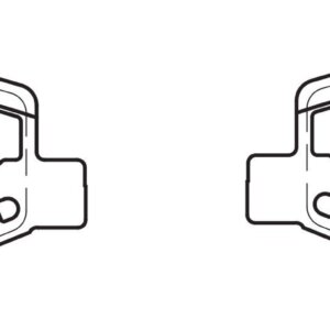 DBA SS zadnje zavorne ploščice za Jeep Wrangler, Jeep Cherokee