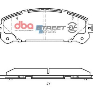 DBA SS EV sprednje zavorne ploščice za Lexus RX, Lexus ES