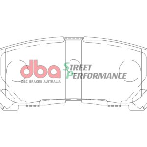 DBA SP zadnje zavorne ploščice za Toyota Highlander