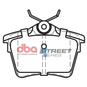 DBA SS zadnje zavorne ploščice za Peugeot 407, Peugeot 607