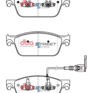 DBA SS sprednje zavorne ploščice za VW Transporter, VW Caravelle