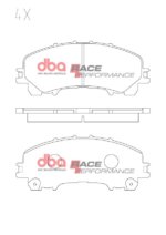 DBA RP sprednje zavorne ploščice za Infiniti Q50, Nissan X-Trail