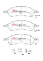 DBA SP zadnje zavorne ploščice za Ford Ranger, VW Amarok