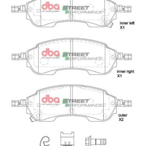 DBA SP zadnje zavorne ploščice za Ford Ranger, VW Amarok