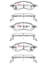 DBA SS zadnje zavorne ploščice za Ford Ranger, VW Amarok