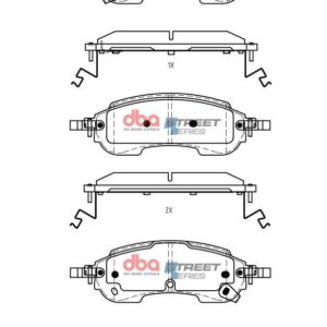 DBA SS zadnje zavorne ploščice za Ford Ranger, VW Amarok