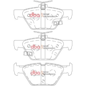 DBA XP zadnje zavorne ploščice za Subaru XV, Subaru Levorg