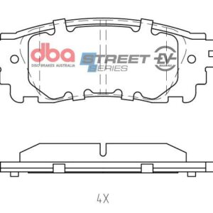 DBA SS EV zadnje zavorne ploščice za Lexus ES, Toyota RAV4