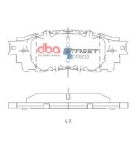 DBA SS zadnje zavorne ploščice za Lexus ES, Toyota RAV4