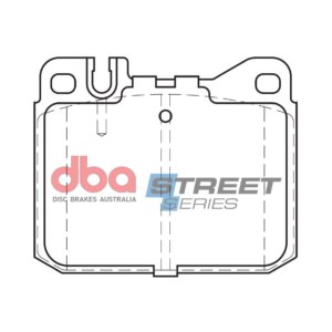 DBA SS sprednje zavorne ploščice za Monteverdi Tiara, VW LT