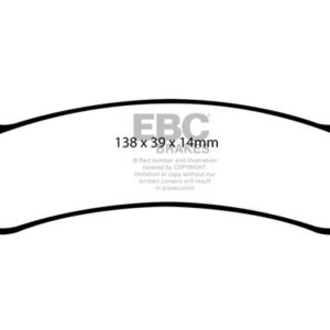 EBC Ultimax zadnje zavorne ploščice za Hyundai Sonata