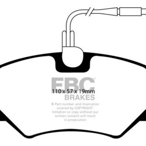 EBC Ultimax sprednje zavorne ploščice za Peugeot 405, Peugeot 306