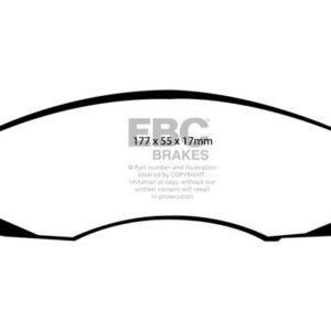 EBC Ultimax sprednje zavorne ploščice za Jeep Cherokee, Jeep Wrangler