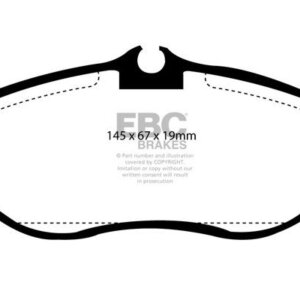 EBC Ultimax sprednje zavorne ploščice za Land Rover Discovery, Land Rover Range Rover