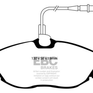 EBC Ultimax sprednje zavorne ploščice za Peugeot 306, Peugeot 406