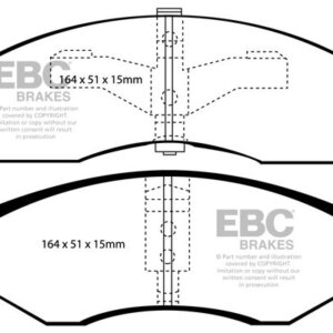 EBC Ultimax sprednje zavorne ploščice za Chrysler Prowler, Chrysler Voyager