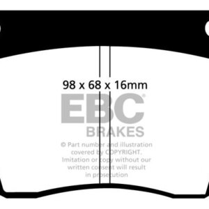 EBC Ultimax sprednje zavorne ploščice za Ferrari 330, Ferrari 206