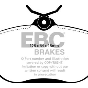 EBC Ultimax sprednje zavorne ploščice za Volvo 740, Volvo 940