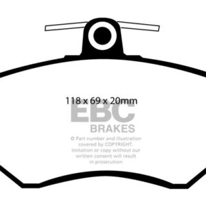 EBC Ultimax sprednje zavorne ploščice za VW Passat