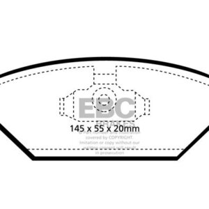 EBC Ultimax sprednje zavorne ploščice za Skoda Octavia, VW Golf