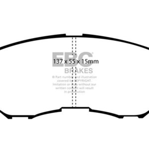 EBC Ultimax sprednje zavorne ploščice za Mitsubishi L300, Mitsubishi L200