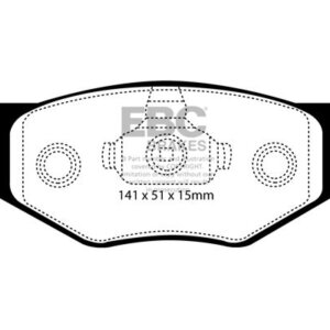 EBC Ultimax sprednje zavorne ploščice za SEAT Cordoba, VW Caddy