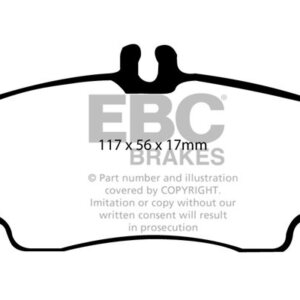 EBC Ultimax sprednje zavorne ploščice za Mercedes-Benz A-Class