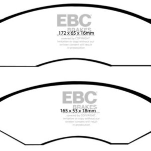 EBC Ultimax sprednje zavorne ploščice za Chrysler Voyager