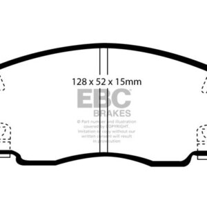 EBC Ultimax sprednje zavorne ploščice za Toyota Previa