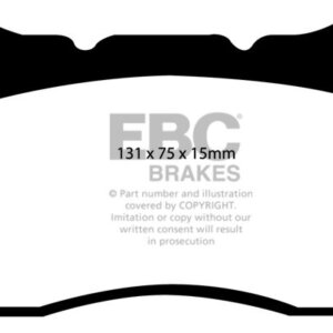 EBC Ultimax sprednje zavorne ploščice za Honda Prelude, Toyota GT 86