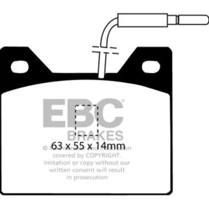 EBC Ultimax zadnje zavorne ploščice za Peugeot 504