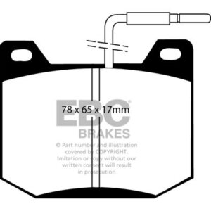 EBC Ultimax sprednje zavorne ploščice za Peugeot 504, Peugeot 504 Pick-up