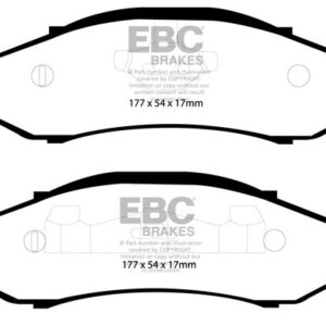 EBC Ultimax sprednje zavorne ploščice za Jeep Cherokee, Jeep Grand Cherokee