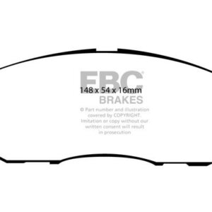 EBC Ultimax sprednje zavorne ploščice za Hyundai H150, Hyundai H100