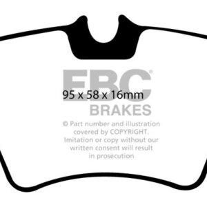 EBC Ultimax zadnje zavorne ploščice za Renault Trafic, FIAT Talento