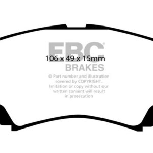EBC Ultimax sprednje zavorne ploščice za DFSK K-Series, DFSK K Series